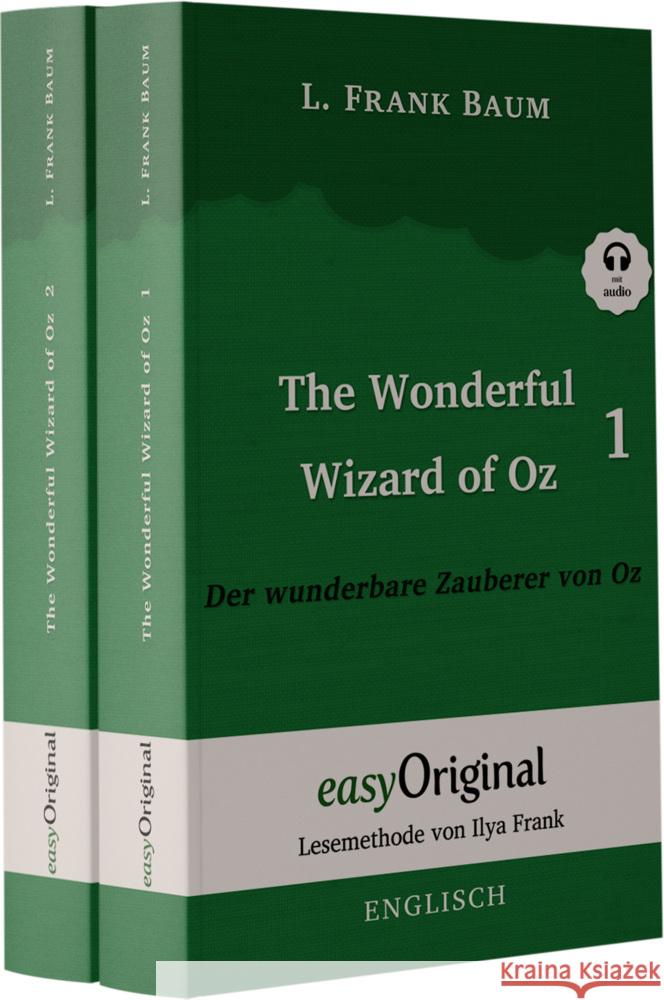 The Wonderful Wizard of Oz / Der wunderbare Zauberer von Oz - 2 Teile (Buch + 2 MP3 Audio-CDs) - Lesemethode von Ilya Frank - Zweisprachige Ausgabe Englisch-Deutsch, m. 2 Audio-CD, m. 2 Audio, m. 2 Au Baum, L. Frank 9783991124139