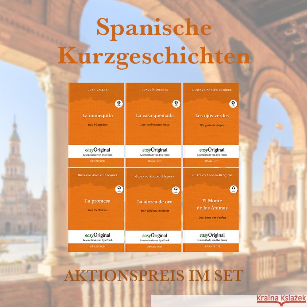 Spanische Kurzgeschichten (mit kostenlosem Audio-Download-Link), 6 Teile Bécquer, Gustavo Adolfo, Dicenta, Joaquín, Valera, Juan 9783991126133 EasyOriginal