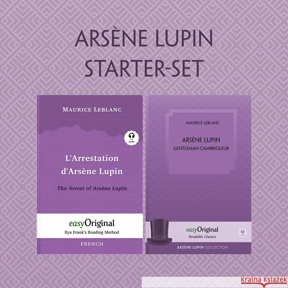Arsène Lupin (with 3 MP3 audio-CDs) - Starter-Set - French-English, m. 3 Audio-CD, m. 2 Audio, m. 2 Audio, 2 Teile Leblanc, Maurice 9783991127086 EasyOriginal