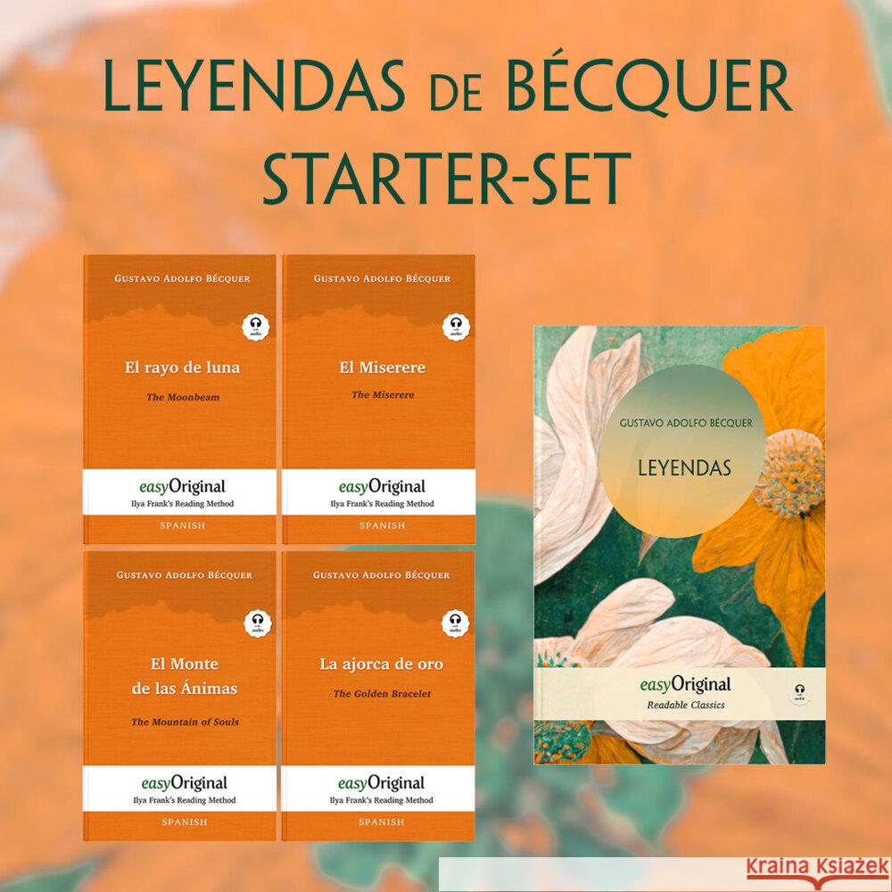 Leyendas de Bécquer (with 5 MP3 audio-CDs) - Starter-Set - Spanish-English, m. 5 Audio-CD, m. 5 Audio, m. 5 Audio, 5 Teile Bécquer, Gustavo Adolfo 9783991127222