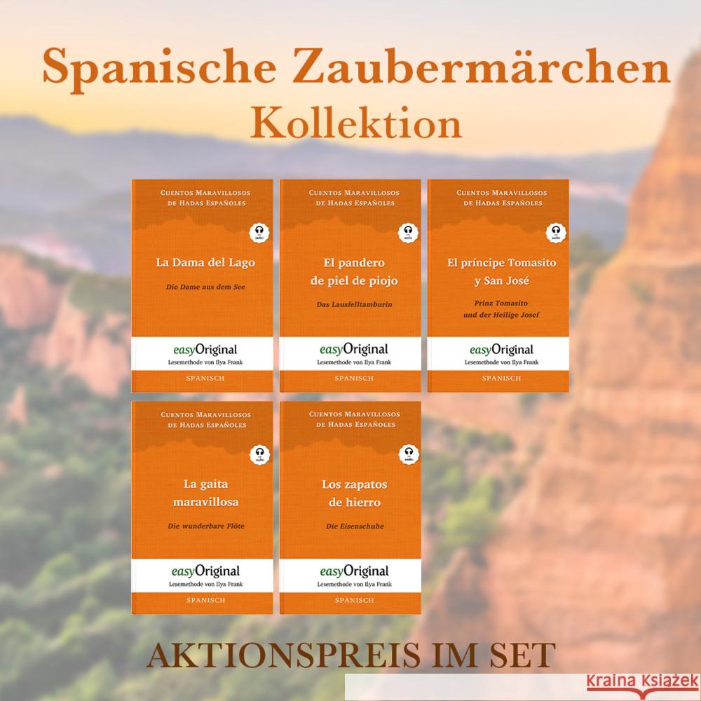 Spanische Zaubermärchen Kollektion (Bücher + 5 Audio-CDs) - Lesemethode von Ilya Frank, m. 5 Audio-CD, m. 5 Audio, m. 5 Audio, 5 Teile Cuentos 9783991127475