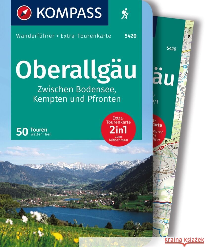 KOMPASS Wanderführer Oberallgäu, 50 Touren Theil, Walter 9783991214939