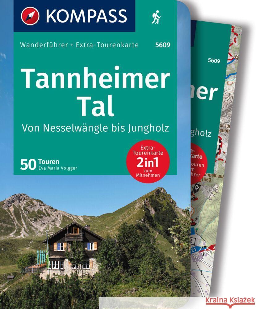 KOMPASS Wanderführer Tannheimer Tal von Nesselwängle bis Jungholz, 50 Touren Volgger, Eva Maria 9783991217213