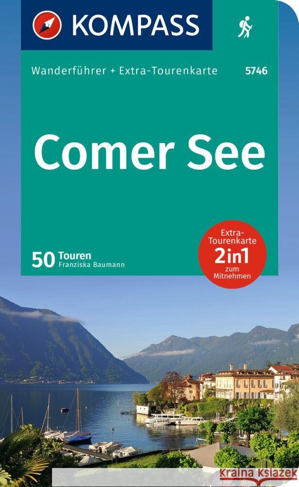 KOMPASS Wanderführer Comer See, 50 Touren Baumann, Franziska 9783991217732