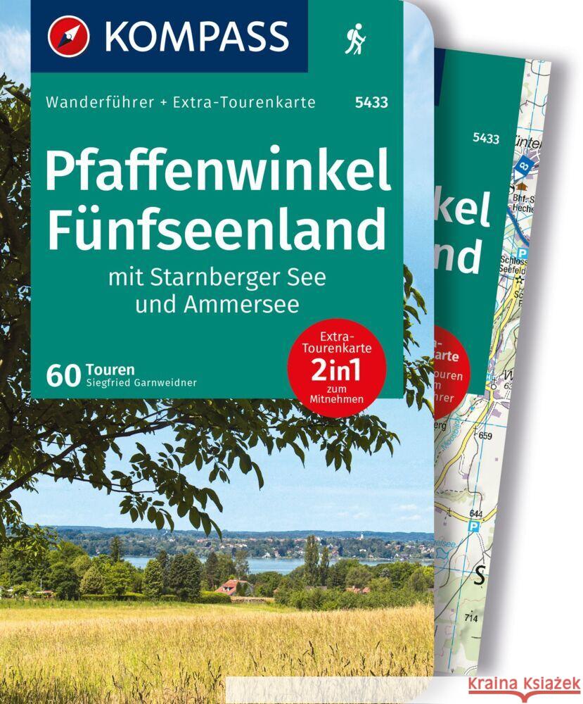 KOMPASS Wanderführer Pfaffenwinkel, Fünfseenland, Starnberger See, Ammersee, 60 Touren Garnweidner, Siegfried 9783991217992 Kompass-Karten