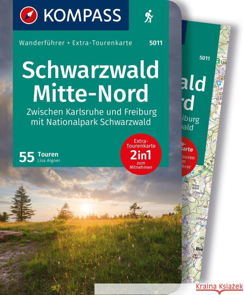 KOMPASS Wanderführer Schwarzwald Mitte-Nord, 50 Touren Aigner, Lisa 9783991218463