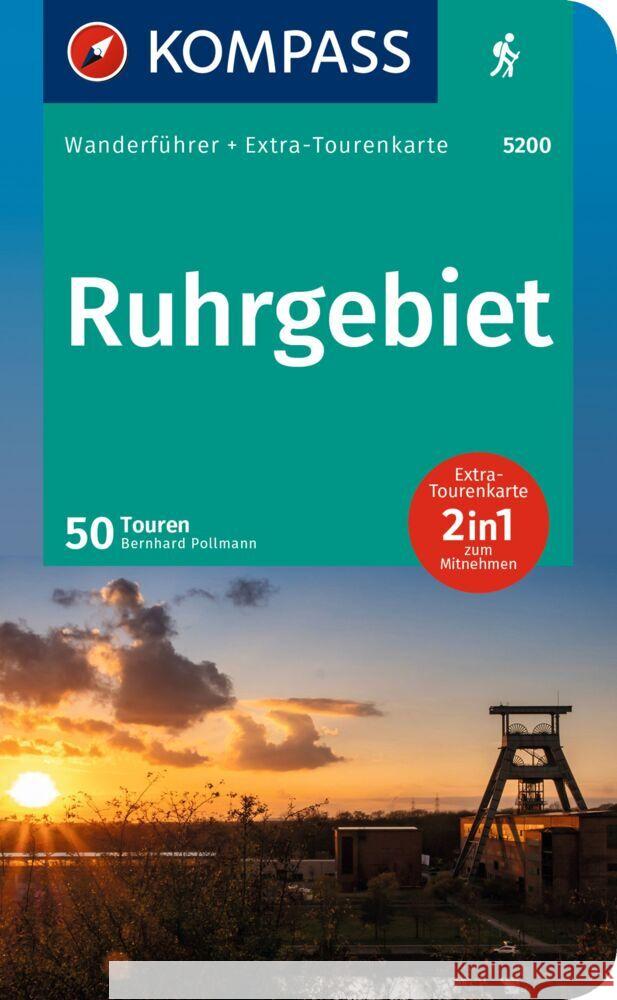 KOMPASS Wanderführer Ruhrgebiet, 50 Touren Moczynski, Raphaela 9783991218487 Kompass-Karten