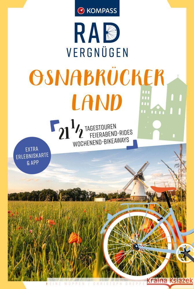 KOMPASS Radvergnügen Osnabrücker Land Heinz, Wüppen, Drepper, Christoph 9783991219057