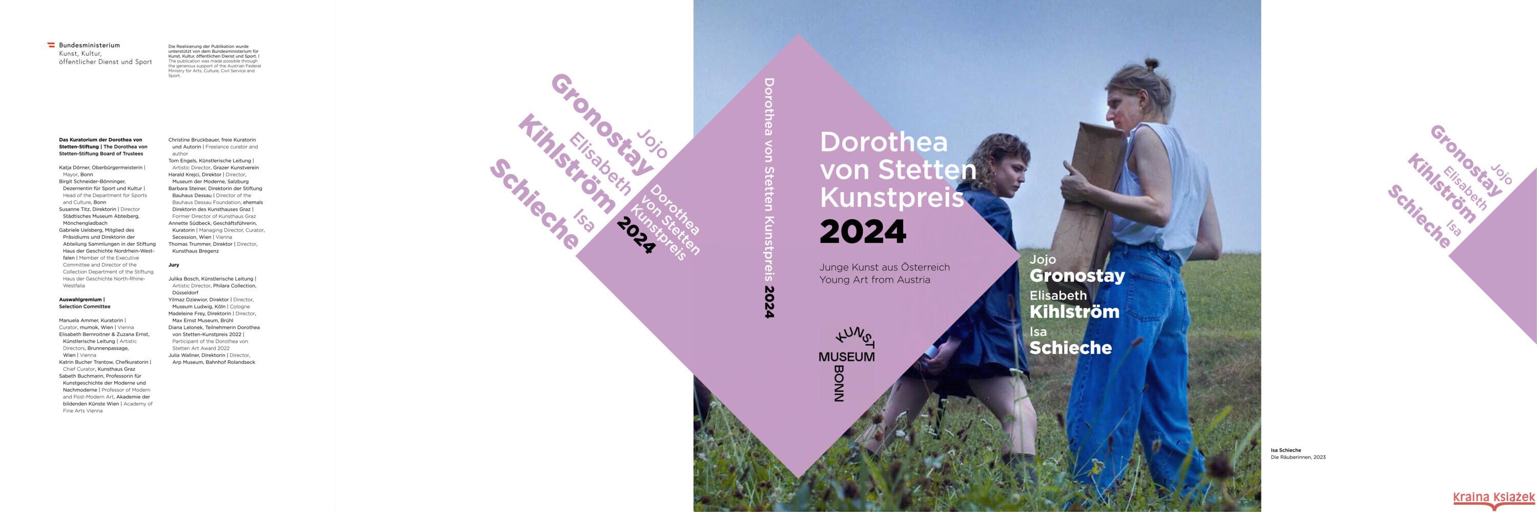 Dorothea von Stetten Kunstpreis 2024 Buchmann, Sabeth, Klosterkötter, Lica Alica, Ratzinger, Gudrun 9783991530886 Verlag für moderne Kunst