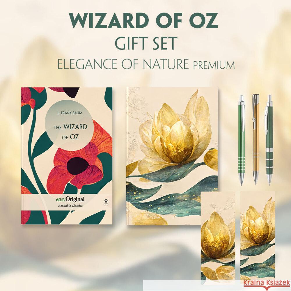 The Wizard of Oz (with audio-online) Readable Classics Geschenkset + Eleganz der Natur Schreibset Premium, m. 1 Beilage, m. 1 Buch Baum, L. Frank 9783991680970