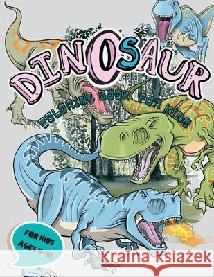 Dinosaur Coloring Book for Kids: Amazing Gift For Girls and Boys 4-8 Ages Patriche 9784327923549 Patrick Greber