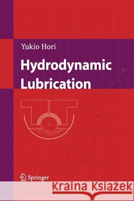 Hydrodynamic Lubrication Yukio Hori 9784431560869
