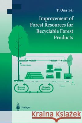 Improvement of Forest Resources for Recyclable Forest Products T. Ona 9784431679684 Springer Verlag, Japan