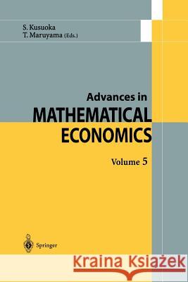 Advances in Mathematical Economics  9784431679769 Springer