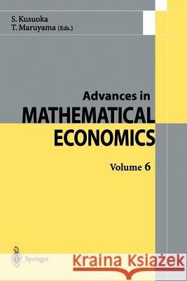 Advances in Mathematical Economics  9784431684527 Springer