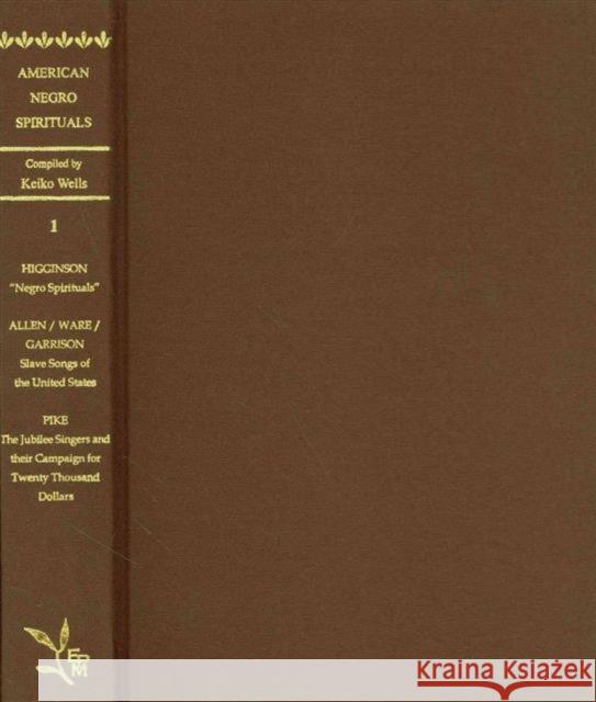 American Negro Spirituals (Es 4-Vol. Set) Wells, Keiko 9784905211020