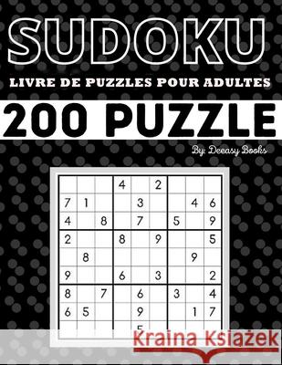 Sudoku- livre de puzzles pour adultes Deeasy Books 9785409182250