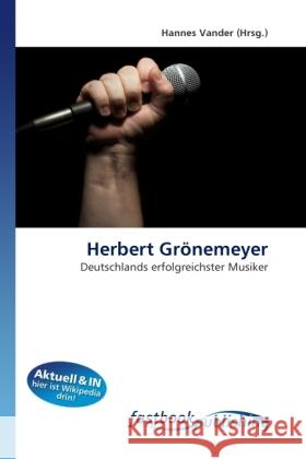 Herbert Grönemeyer Vander, Hannes 9786130106898