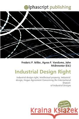 Industrial Design Right Frederic P. Miller 9786130265113 