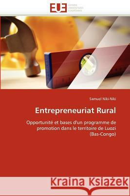 Entrepreneuriat Rural Samuel Niki-Niki 9786131511165