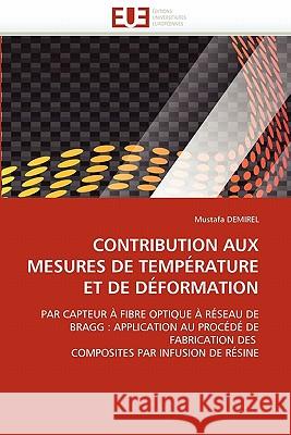 Contribution aux mesures de température et de déformation Demirel-M 9786131536816