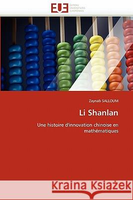 Li Shanlan Zaynab Salloum 9786131538469 Editions Universitaires Europeennes