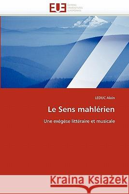 Le Sens Mahlérien Alain-L 9786131540394