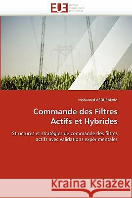 Commande Des Filtres Actifs Et Hybrides Mohamed Abdusalam 9786131548567 Editions Universitaires Europeennes