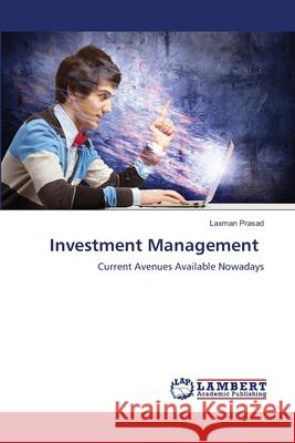 Investment Management Prasad, Laxman 9786136461175