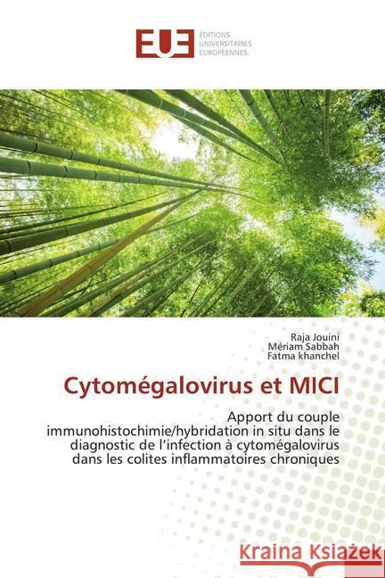 Cytomégalovirus et MICI : Apport du couple immunohistochimie/hybridation in situ dans le diagnostic de l'infection à cytomégalovirus dans les colites inflammatoires chroniques Jouini, Raja; Sabbah, Mériam; khanchel, Fatma 9786138495611