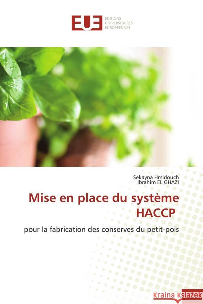 Mise en place du système HACCP Hmidouch, Sekayna, El Ghazi, Ibrahim 9786138496755