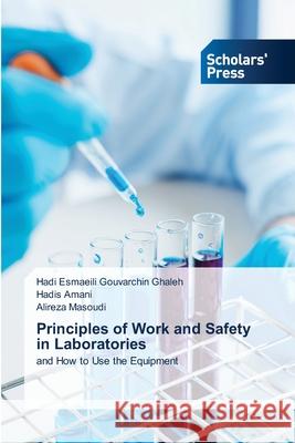 Principles of Work and Safety in Laboratories Hadi Esmaeil Hadis Amani Alireza Masoudi 9786138959007 Scholars' Press