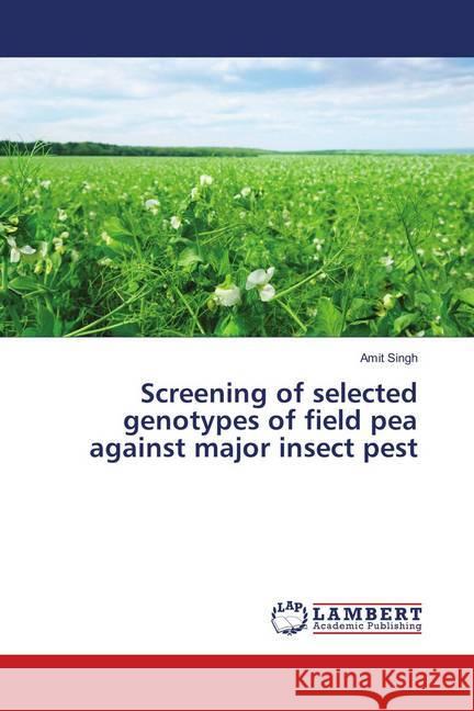 Screening of selected genotypes of field pea against major insect pest Singh, Amit 9786139849482