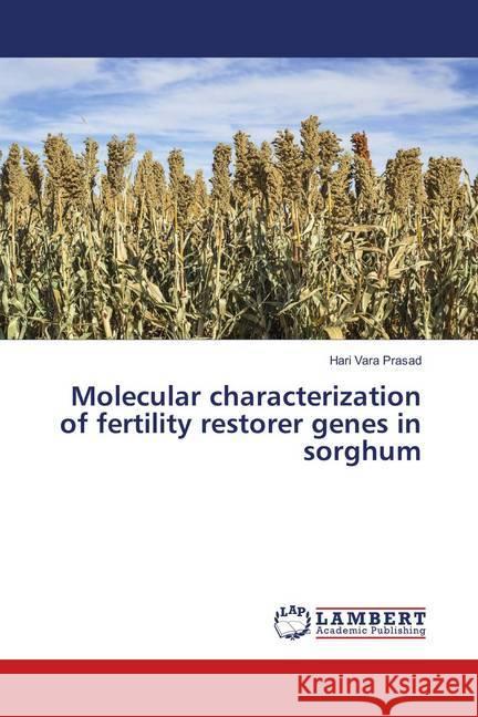 Molecular characterization of fertility restorer genes in sorghum Vara Prasad, Hari 9786139869749