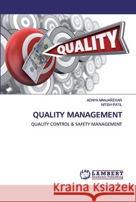 Quality Management Adnya Manjarekar Nitish Patil 9786139880225