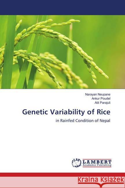 Genetic Variability of Rice : in Rainfed Condition of Nepal Neupane, Narayan; Poudel, Ankur; Parajuli, Atit 9786139887002