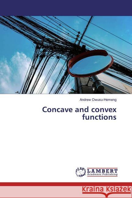 Concave and convex functions Owusu-Hemeng, Andrew 9786139942497