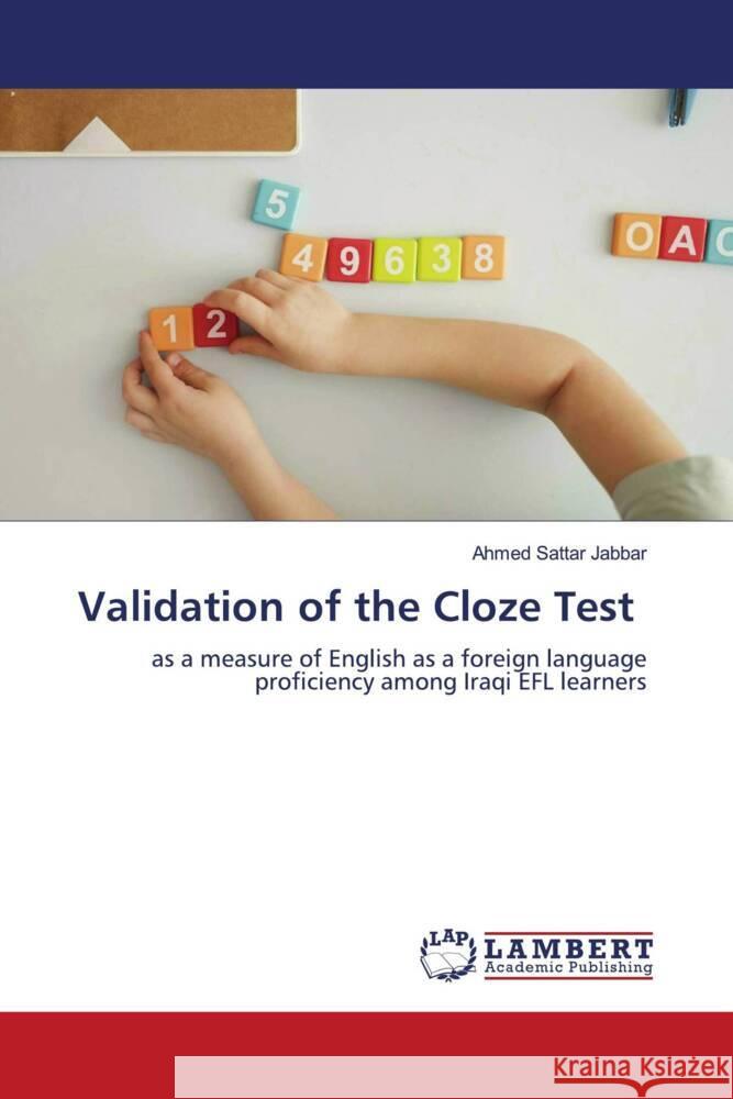 Validation of the Cloze Test Sattar Jabbar, Ahmed 9786139996445