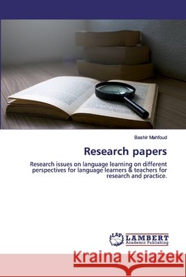 Research papers Mahfoud, Bashir 9786200282712