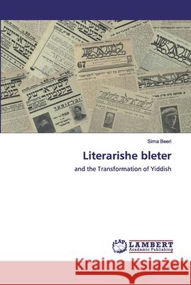 Literarishe bleter Beeri, Sima 9786200311092