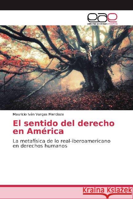 El sentido del derecho en América : La metafísica de lo real-iberoamericano en derechos humanos Vargas Mendoza, Mauricio Iván 9786200359520
