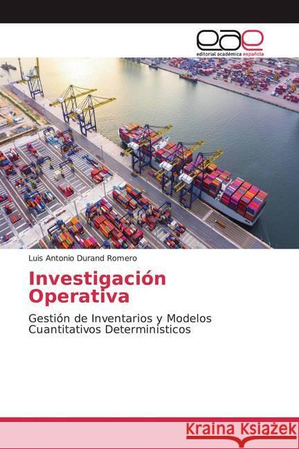 Investigación Operativa Durand Romero, Luis Antonio 9786200382801