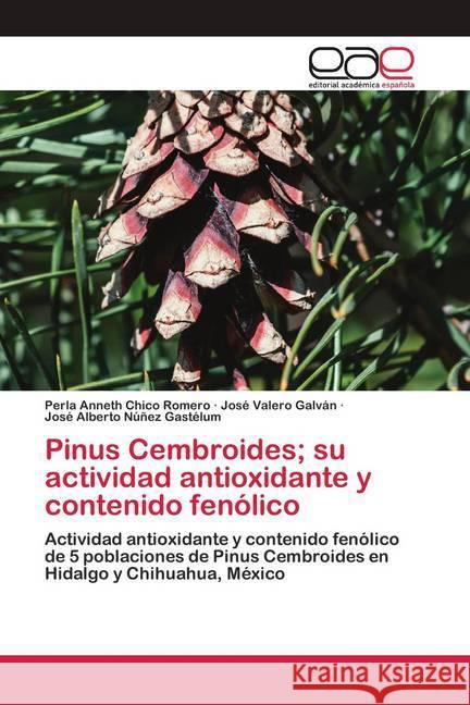 Pinus Cembroides; su actividad antioxidante y contenido fenólico Chico Romero, Perla Anneth; Valero Galván, José; Núñez Gastélum, José  Alberto 9786200418258