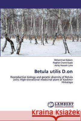 Betula utilis D.on Saleem, Mohammad 9786200532176