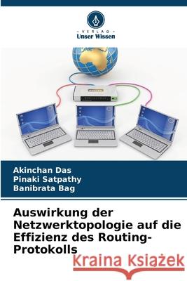 Auswirkung der Netzwerktopologie auf die Effizienz des Routing-Protokolls Das, Akinchan, Satpathy, Pinaki, Bag, Banibrata 9786200676757