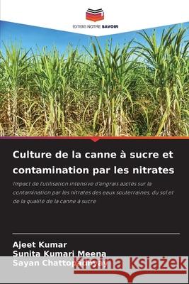 Culture de la canne à sucre et contamination par les nitrates Kumar, Ajeet, Kumari Meena, Sunita, Chattopadhyay, Sayan 9786200847003 Editions Notre Savoir