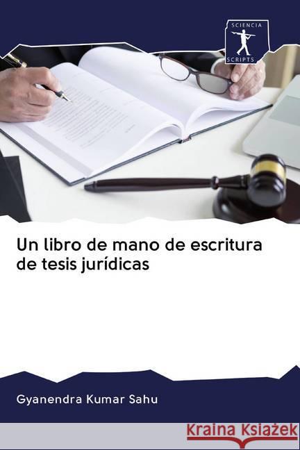 Un libro de mano de escritura de tesis jurídicas Sahu, Gyanendra Kumar 9786200880062