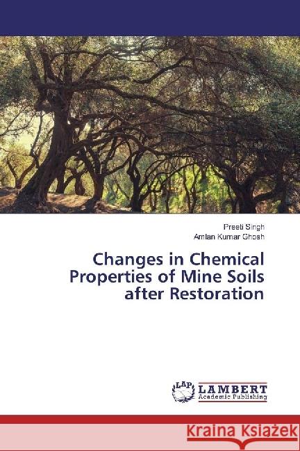 Changes in Chemical Properties of Mine Soils after Restoration Singh, Preeti; Kumar Ghosh, Amlan 9786202003124 LAP Lambert Academic Publishing