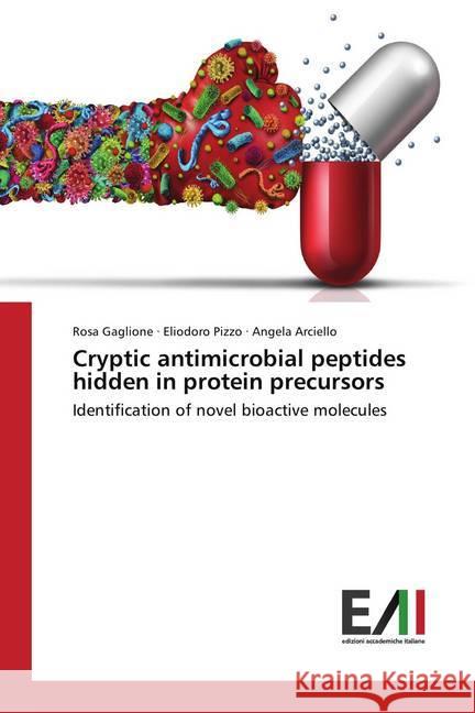 Cryptic antimicrobial peptides hidden in protein precursors : Identification of novel bioactive molecules Gaglione, Rosa; Pizzo, Eliodoro; Arciello, Angela 9786202084659