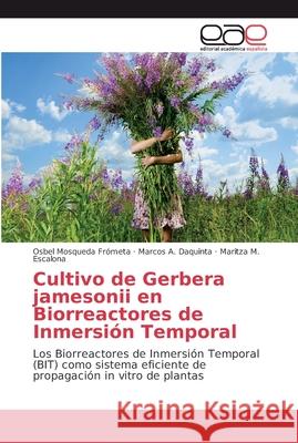 Cultivo de Gerbera jamesonii en Biorreactores de Inmersión Temporal Mosqueda Frómeta, Osbel 9786202137287